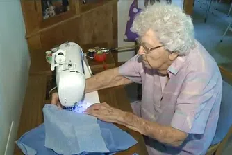 99-годишна шивачка шие по една рокля за бедните всеки ден