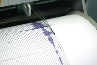 Слабо земетресение на 150 км южно от София