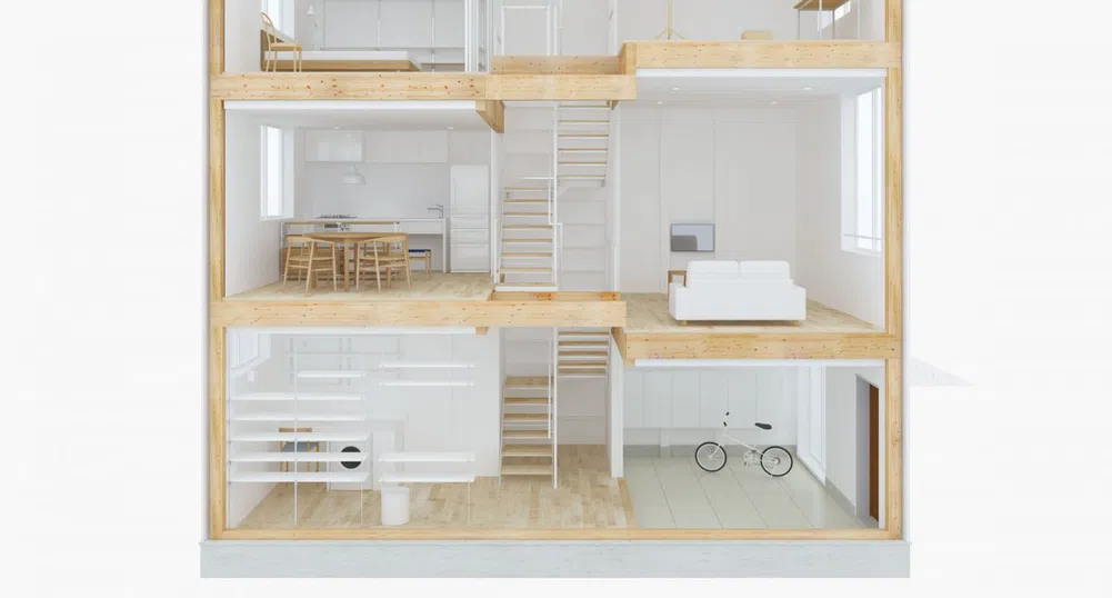 Японци правят вертикални къщи за препълнени градове