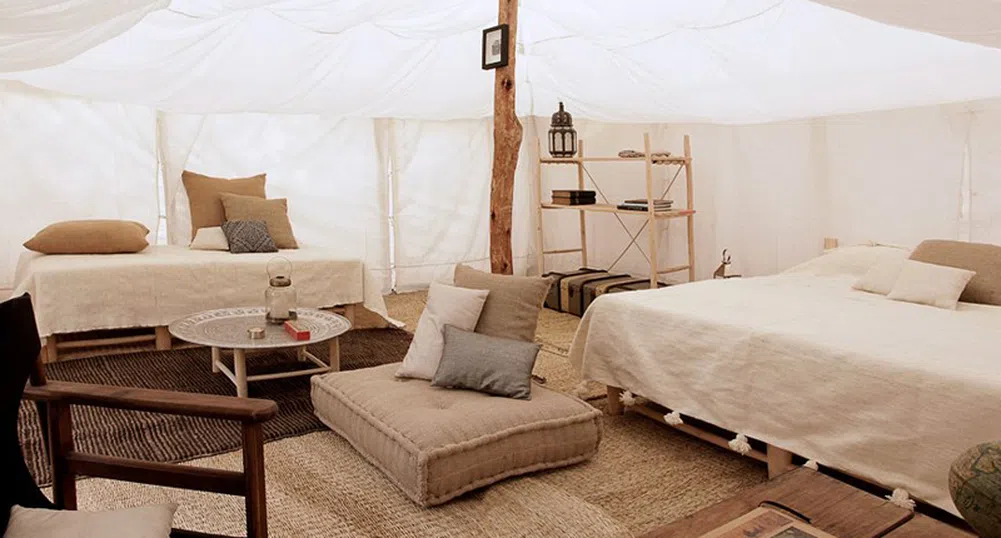 Колко уютна може да бъде една шатра в пустинята?