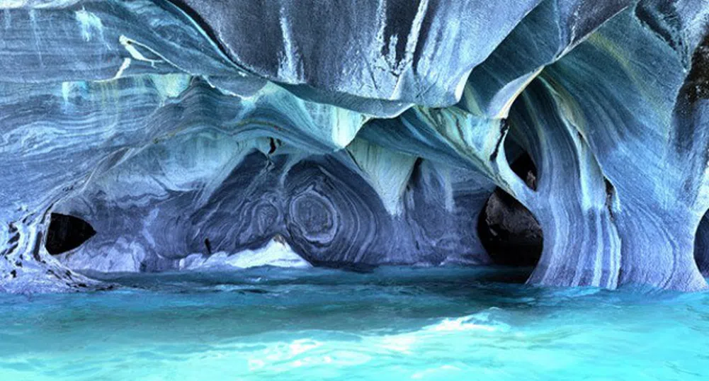 Мраморните пещери в Чили