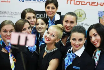 Тя е най-красивата стюардеса в Русия