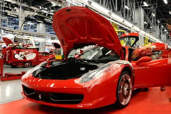 Разходка из завод на Ferrari