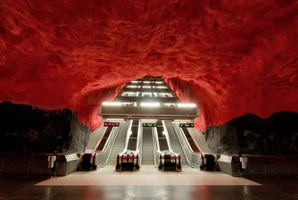Най-артистичното метро в света