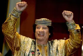 Преводачът не издържа речта на Кадафи