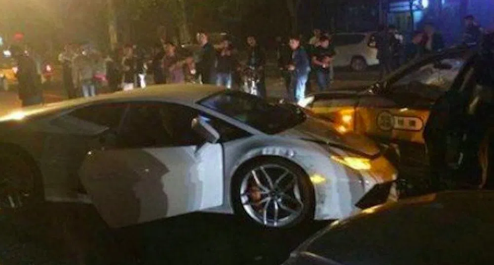 Китаец се разби с Lamborghini за 600 хил. долара и избяга