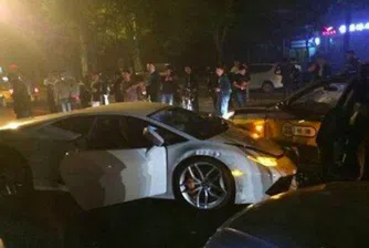 Китаец се разби с Lamborghini за 600 хил. долара и избяга