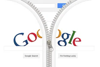 Първата картинка на Google измислена на майтап през 1998 г.
