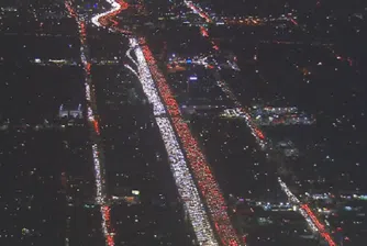 Как изглежда една магистрала в САЩ преди Деня на благодарността?