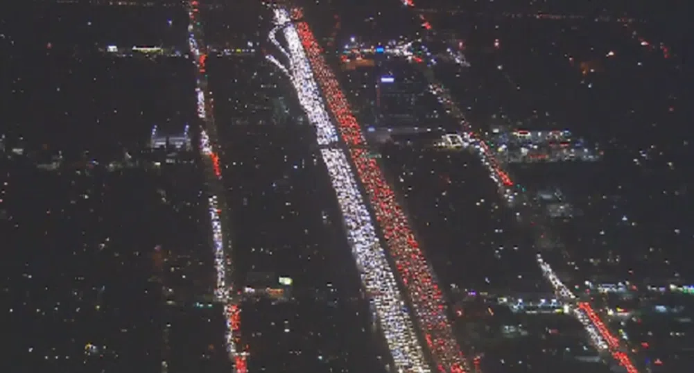 Как изглежда една магистрала в САЩ преди Деня на благодарността?