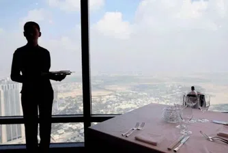 Да обядваш в най-високия ресторант в света