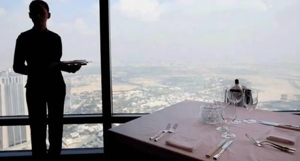 Да обядваш в най-високия ресторант в света