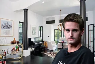 Основателят на Snapchat най-накрая се изнесе от дома на баща си
