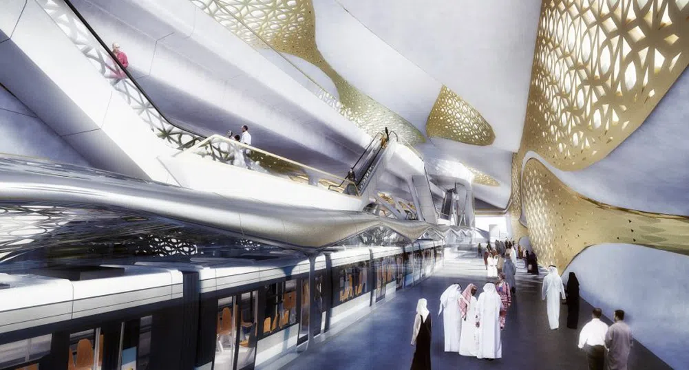 Ново футуристично метро в Саудитска Арабия