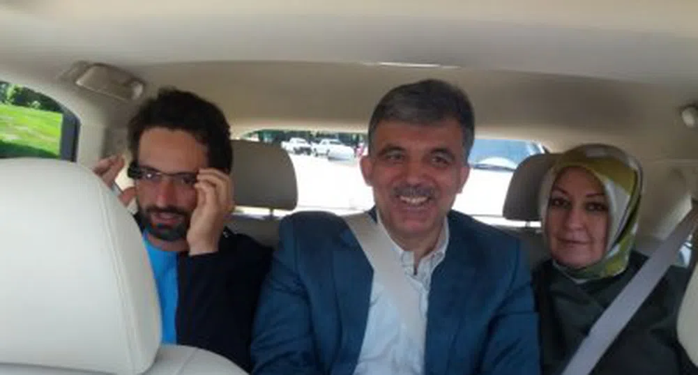 Президентът на Турция се повози на Google автомобил