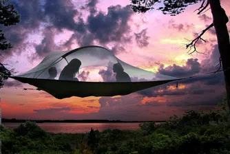 Висяща палатка - къпинг на по-високо ниво