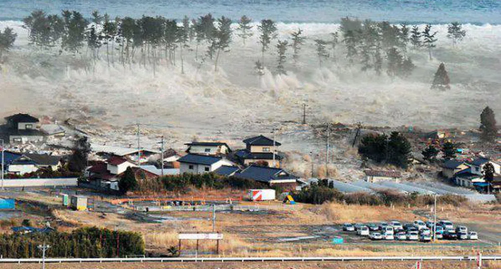 40.5 метра е било цунамито в Япония на 11 март