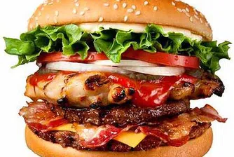 Burger King представи хиперкалоричния си сандвич