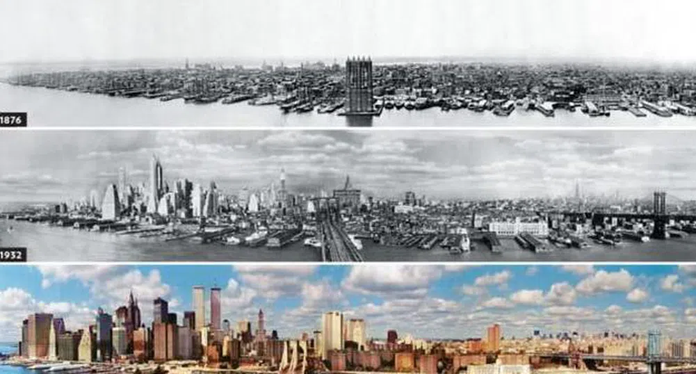 Как Ню Йорк се промени за 100 години?