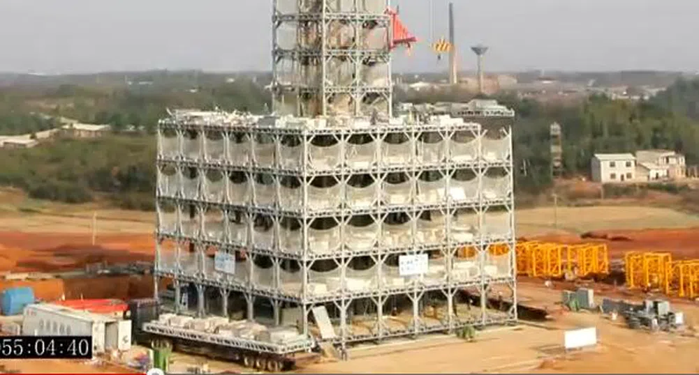 В Китай построиха 30-етажна сграда за 15 дни (видео)