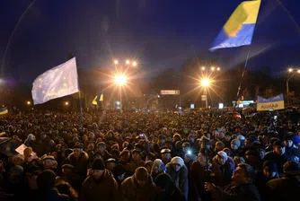 5 години затвор за протестиращи в Украйна