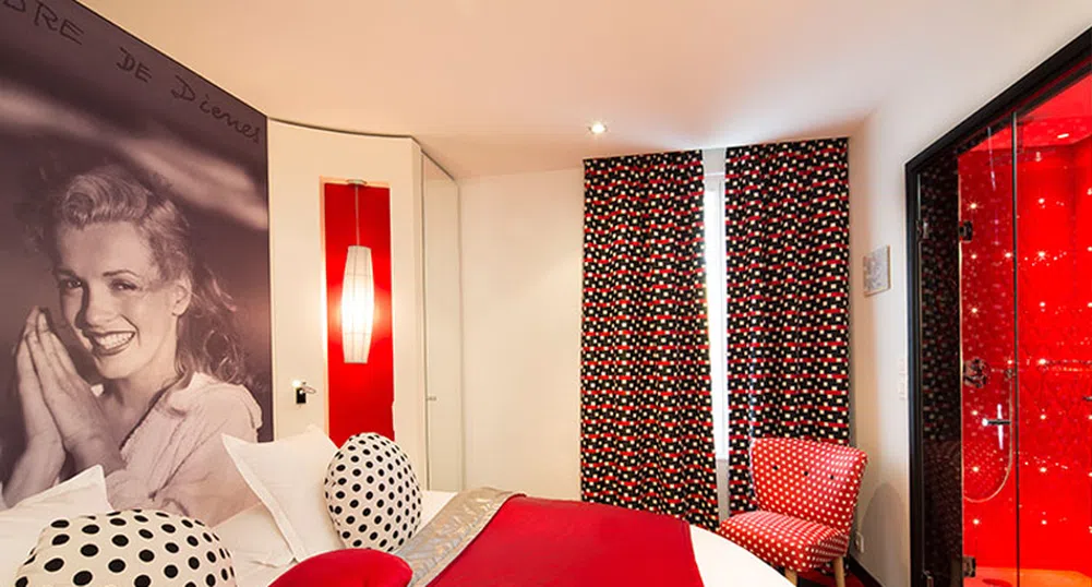 В Париж има цял хотел, посветен на Мерилин Монро
