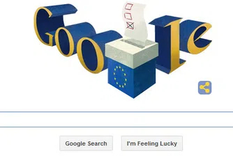 Google с doodle за евровота