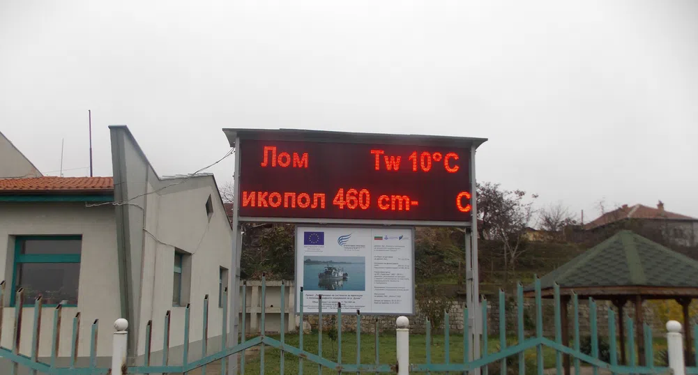 Нивото на река Дунав в сантиметри...