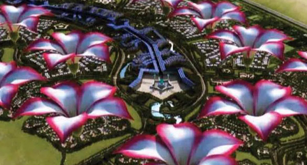 Град с формата на цвете ще разцъфти в пустинята на Дубай