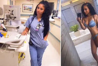 Това е най-красивата медицинска сестра в света