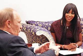 Путин даде интервю на Наоми Кембъл