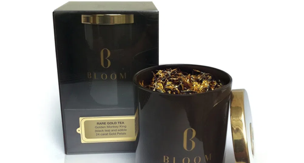 Чай със злато предлага Bloom