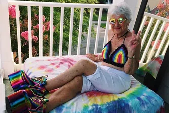Това е най-ексцентричната баба в Instagram