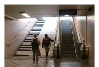 Стълбище-пиано в бразилското метро (видео)