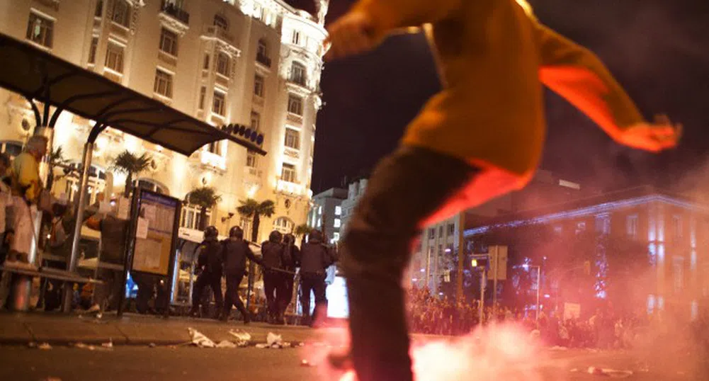 Протести и в Испания