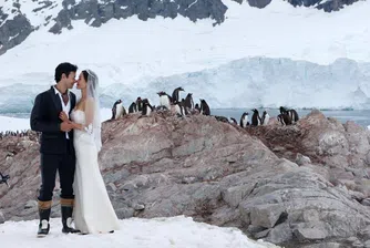 Защо тази двойка избра толкова нетрадиционна дестинация за сватба