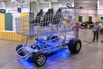 Американец направи най-бързата количка за пазаруване в света