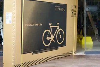 Защо компания за велосипеди постави телевизор на кутиите си?