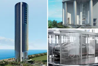 Сграда за милиардери: луксозна кула с асансьори за колите
