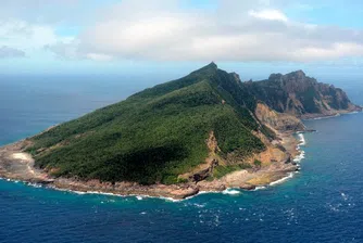 Морска битка с водни струи за островите Сенкаку