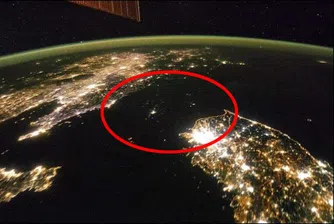 Разликата между двете Кореи се вижда и от Космоса (видео)