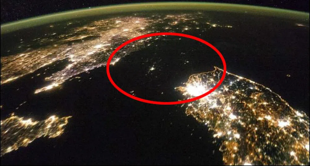 Разликата между двете Кореи се вижда и от Космоса (видео)