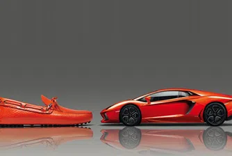 Lamborghini и Prada със специални обувки за шофиране (снимки)