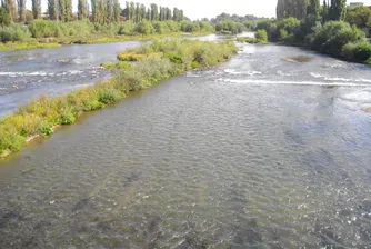 Нова подпорна стена на река Марица