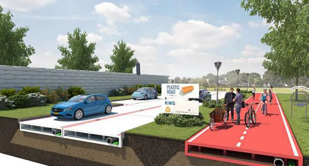 Холандска компания показа проект за пътна настилка от пластмаса