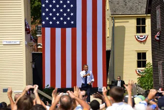 Обама направи гаф, замаза го с шега за Ромни
