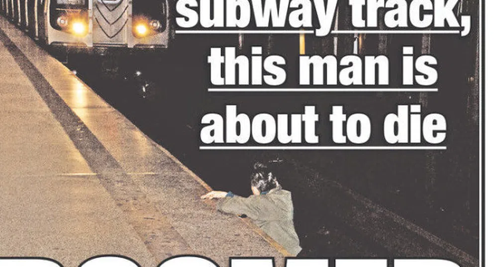 Снимката на човек, блъснат от метрото, скандализира американците