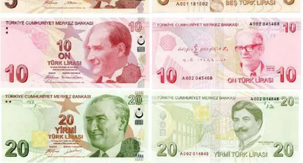Турската лира с нов исторически минимум спрямо долара