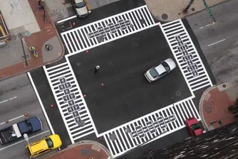 Най-забавните пешеходни пътеки са в Балтимор