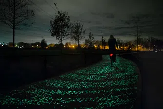 Уникална светеща велоалея създадоха в Холандия